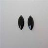 SWAROVSKI 2200/2 Table Cut Navette Rhinestones 8x4 mm Jet